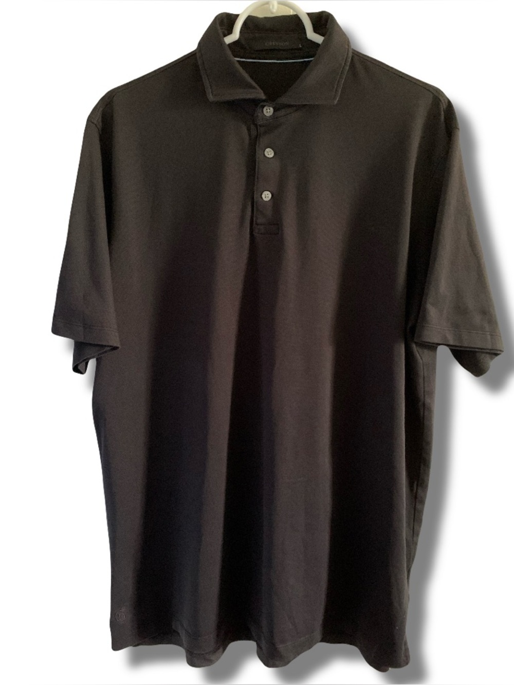 Greyson Classic Black Polo Size Large